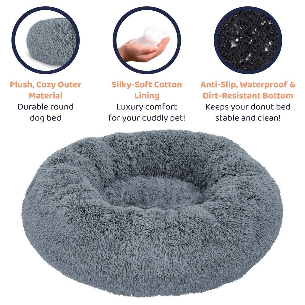 Petloox Donut Bed durable materials image highlighting longevity and value.