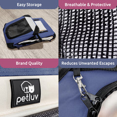 PetLuv four-doors design enables easy loading and unloading at home or vet.