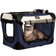 PetLuv carrier-privacy-windows large mode offers calm home use or car travel.