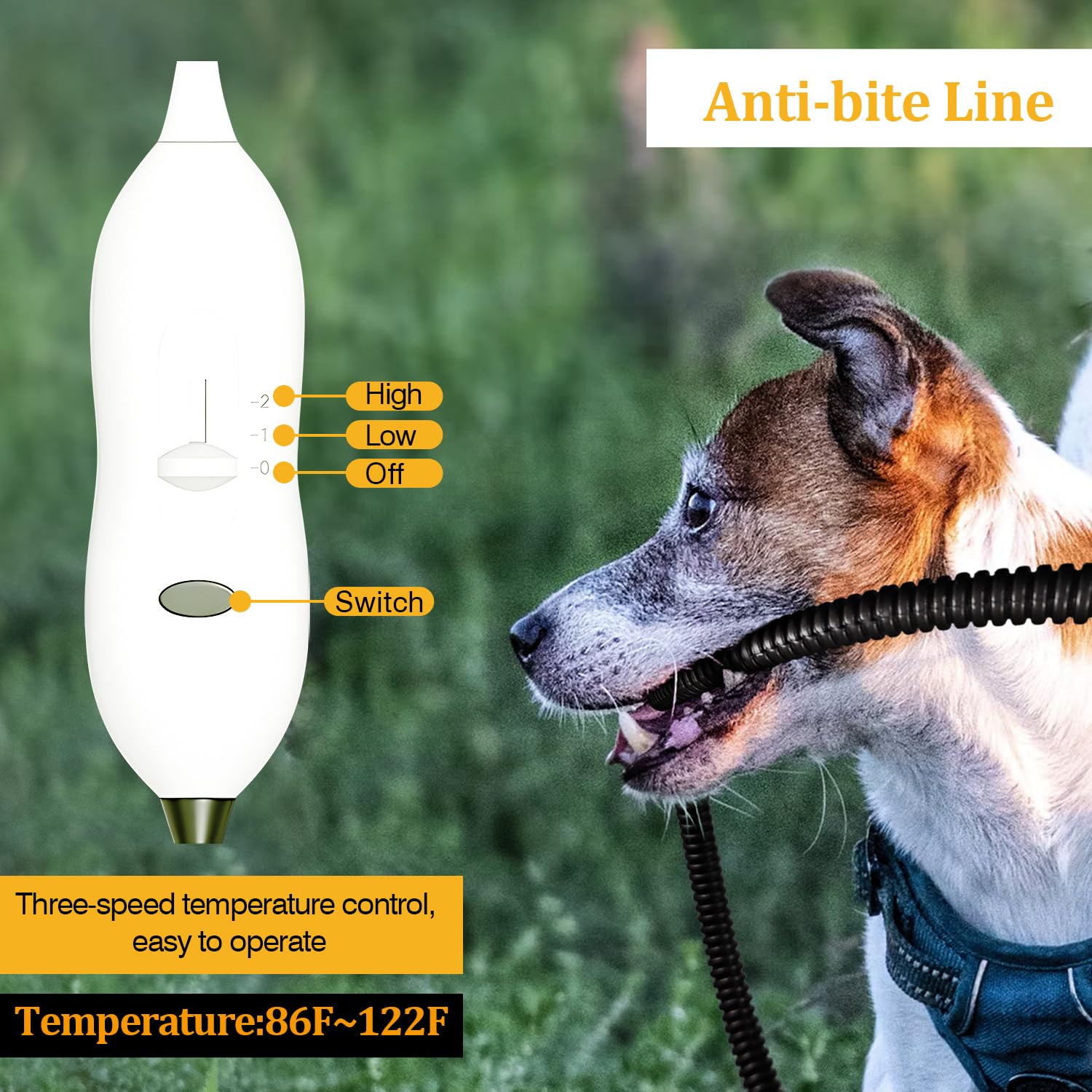 Petmarket heating pad control panel shows adjustable temperature for cats.