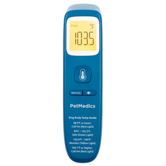 PetMedics non-contact thermometer-ear-area focuses on the ear for fast, non-invasive checks.