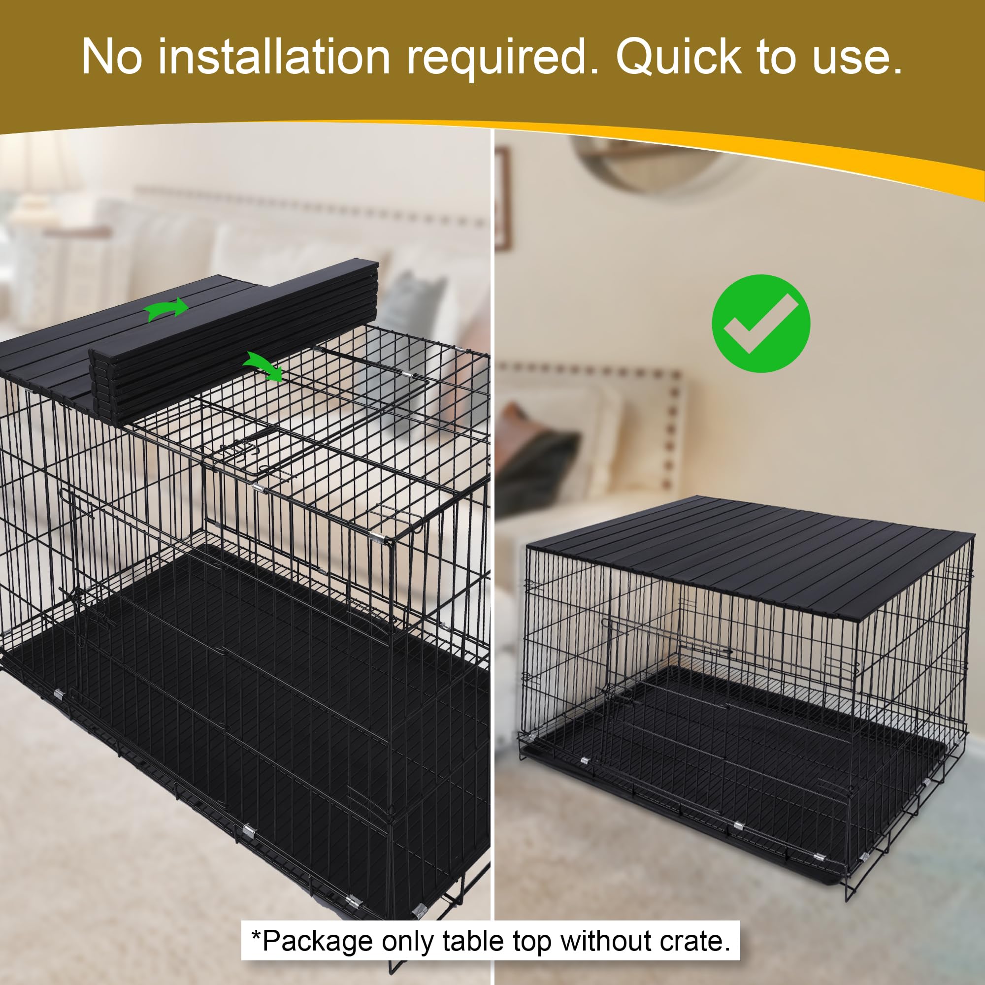 Petmystify crate topper in room decor blends with home aesthetics.