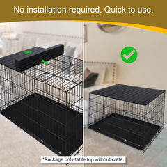 Petmystify crate topper in room decor blends with home aesthetics.