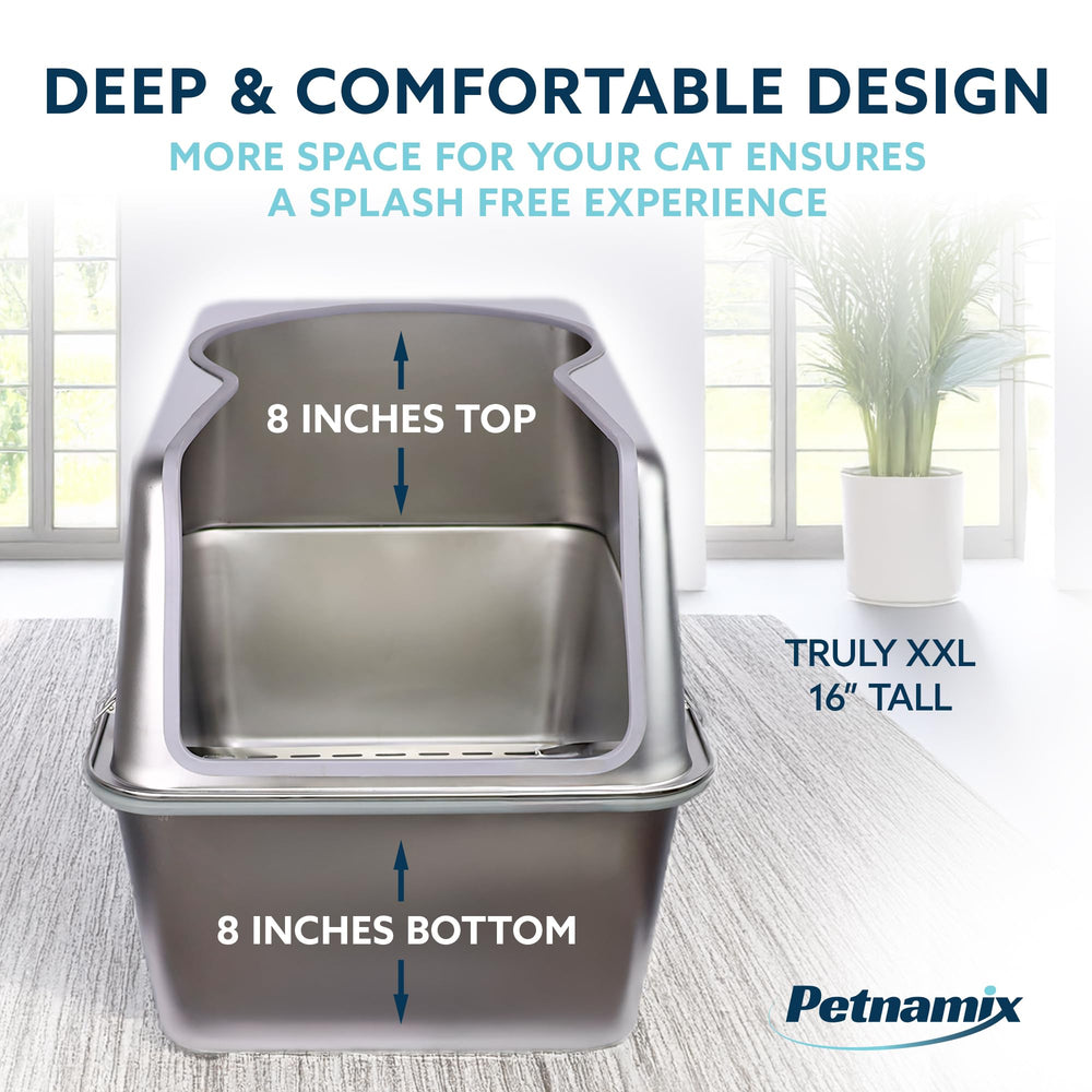 PetNamix anti-tracking pedal area reduces scattered litter in daily routine.