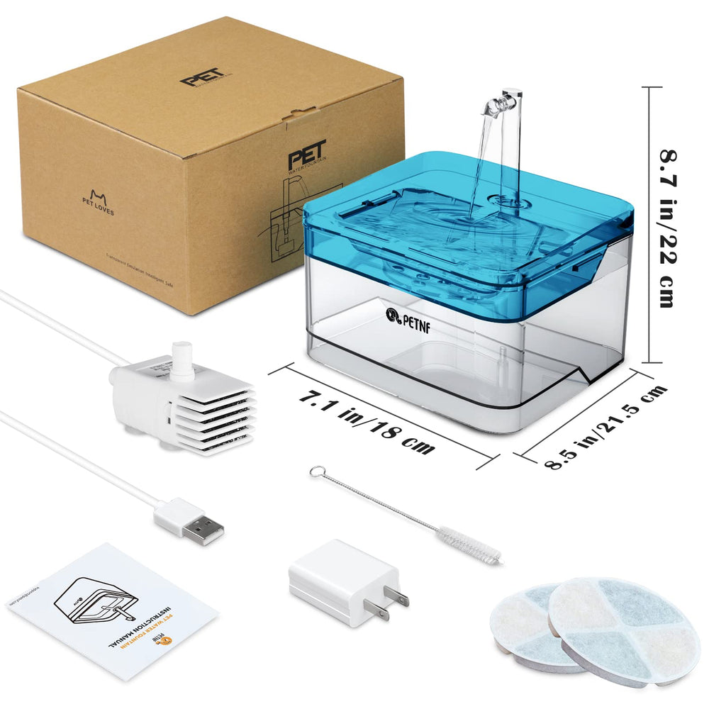 PETNF Blue Water Fountain emergency storage for outages