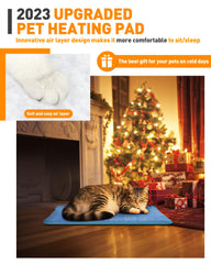PETNF heating pad timer-display shows auto shut-off for safe, hands-off use.