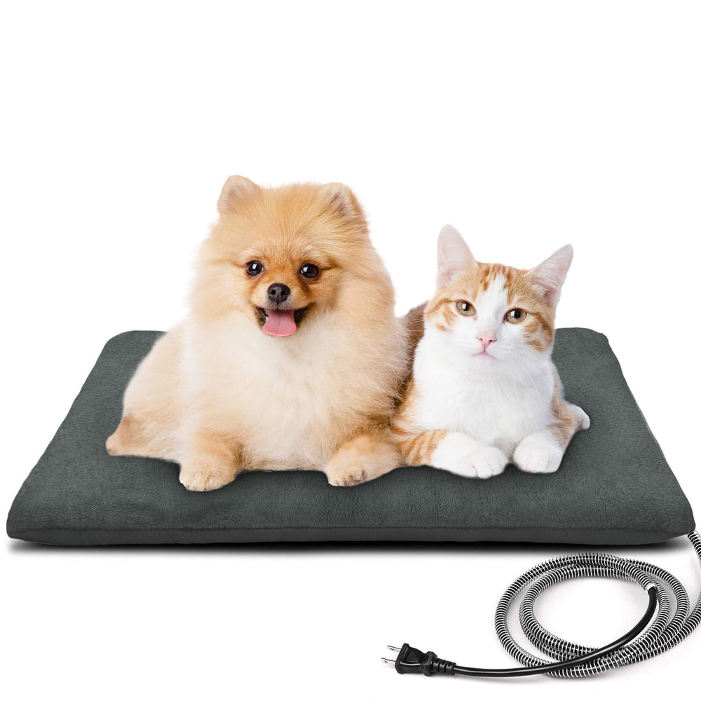 PETNF outdoor heated pet bed cover closeup crystal velvet feel for soft outdoor lounging