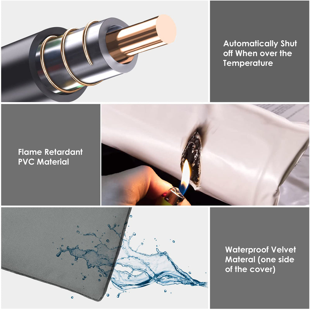 PETNF temperature controlled pad maintains steady outdoor warmth
