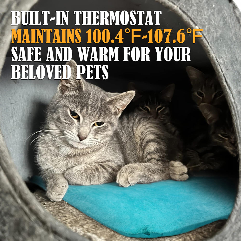 PETNF outdoor heating pad auto-therm system maintains steady warmth.