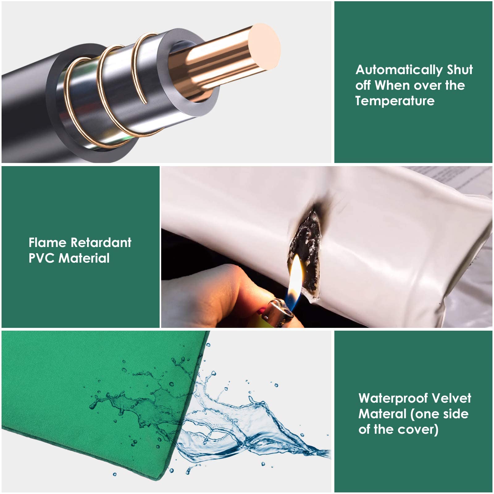 PETNF indoor-outdoor heating pad suitable for sheds and barns