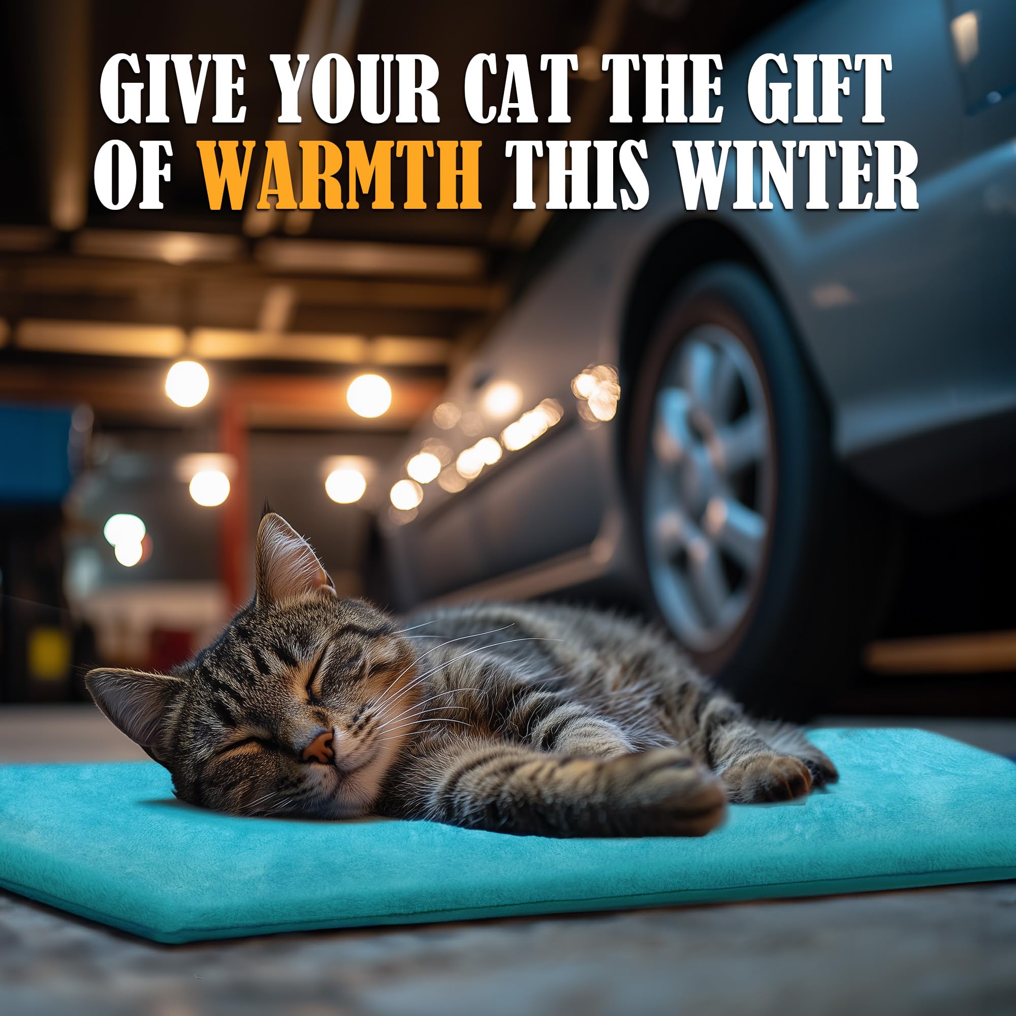 PETNF outdoor heating pad plush-top close-up emphasizes soft, cozy surface.