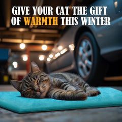 PETNF outdoor heating pad plush-top close-up emphasizes soft, cozy surface.