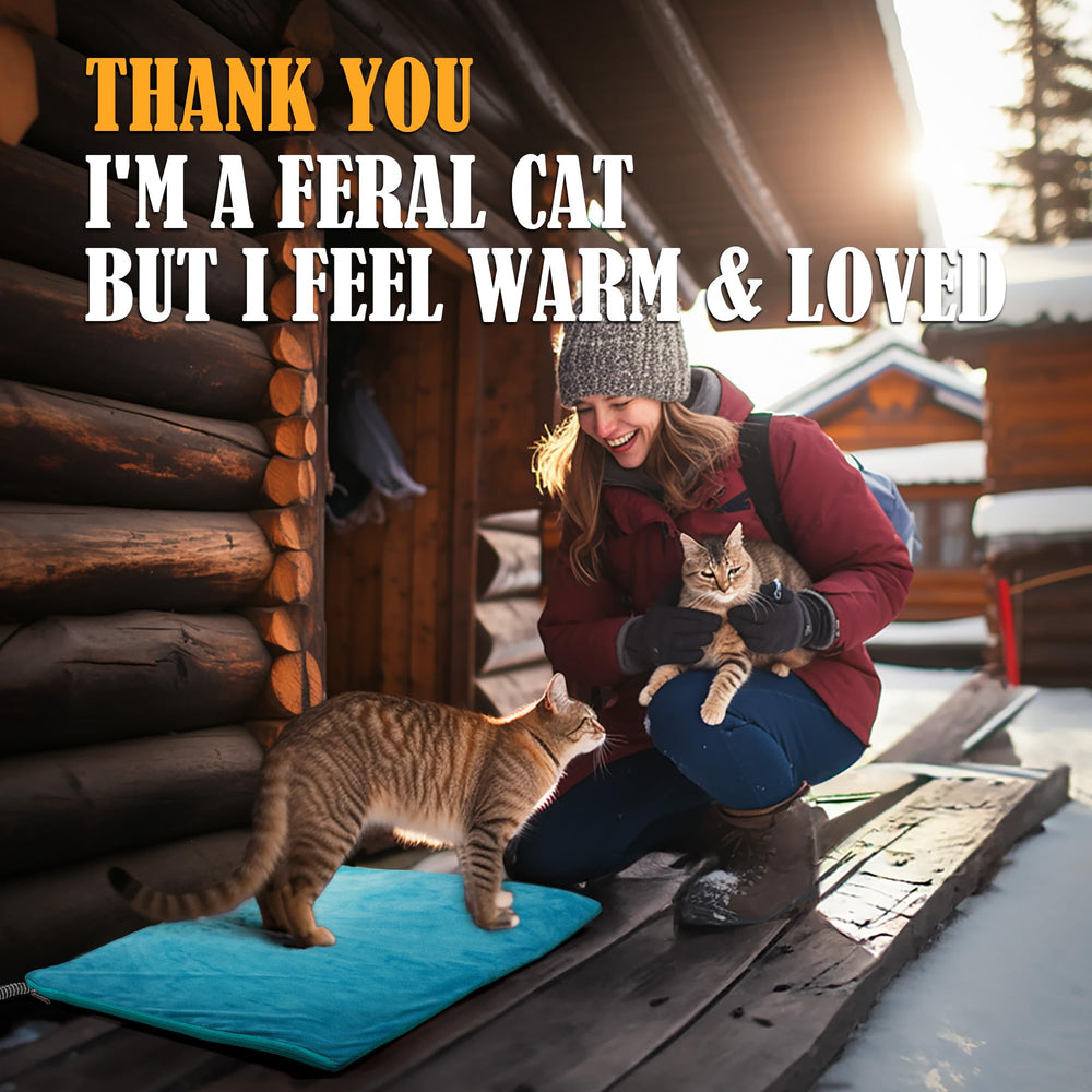 PETNF outdoor heating pad waterproof-bottom proves outdoor durability.