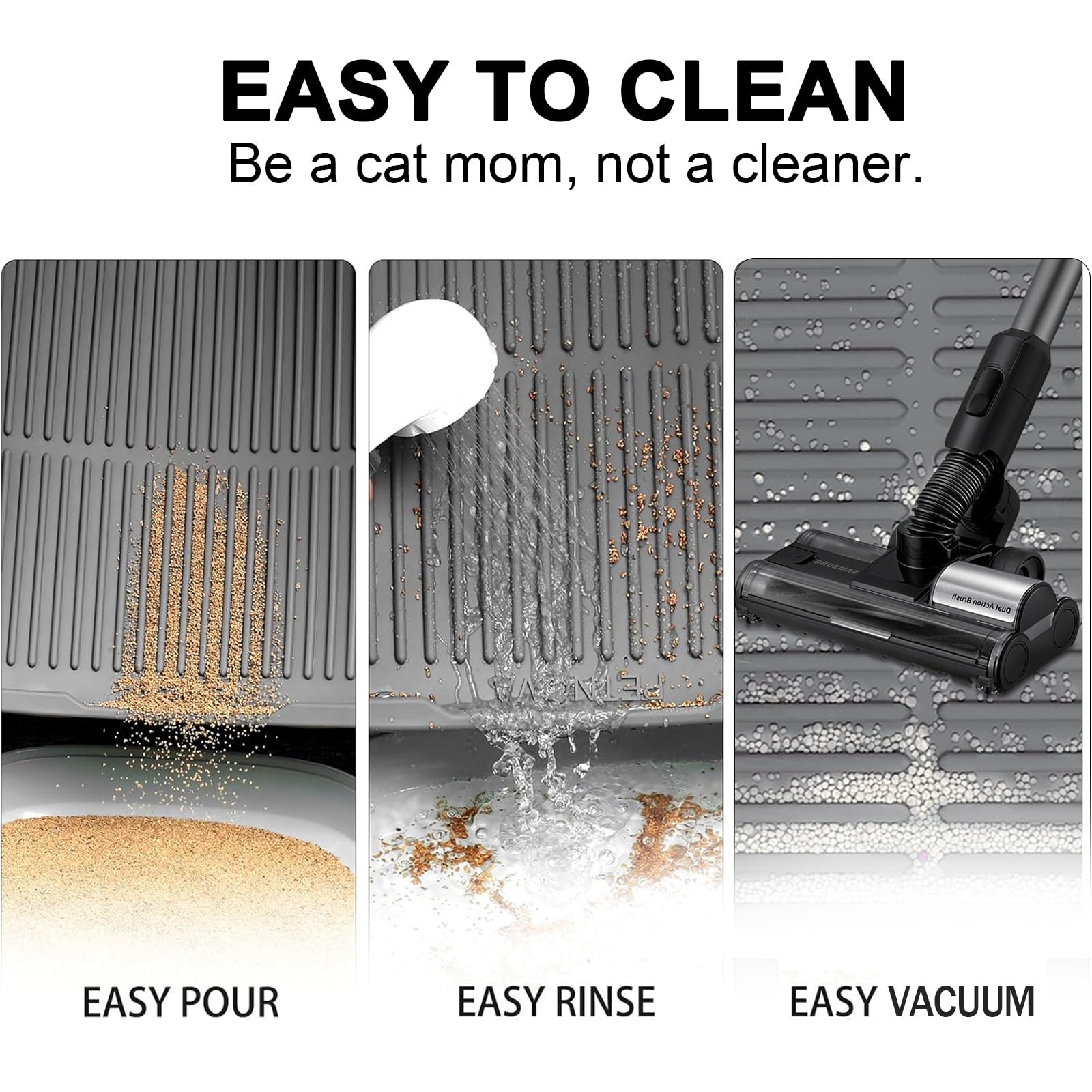 PetNova soft silicone mat with paw-friendly texture improves comfort and protection.