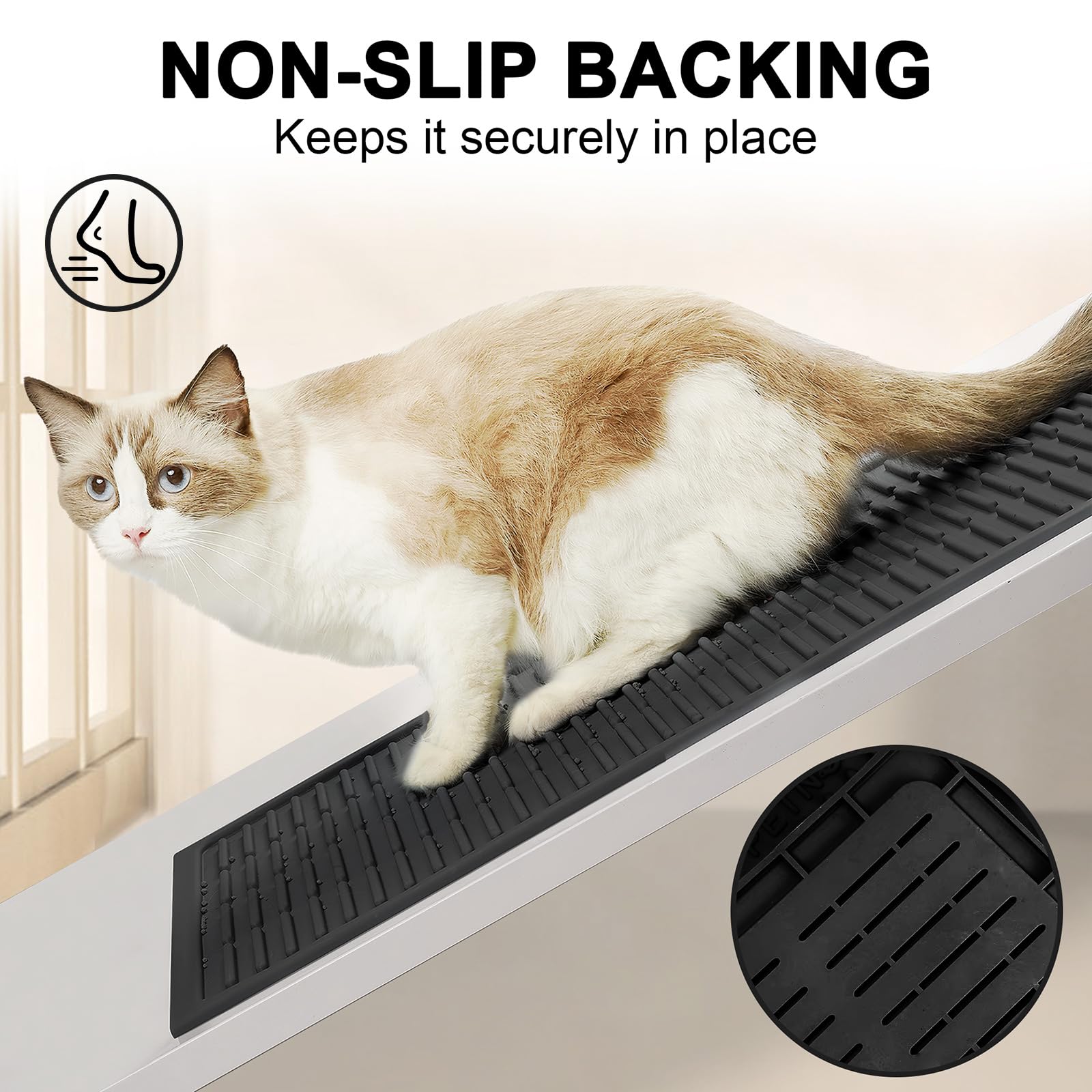 PetNova XL litter mat easy-clean-and-dry for quick refresh after spills