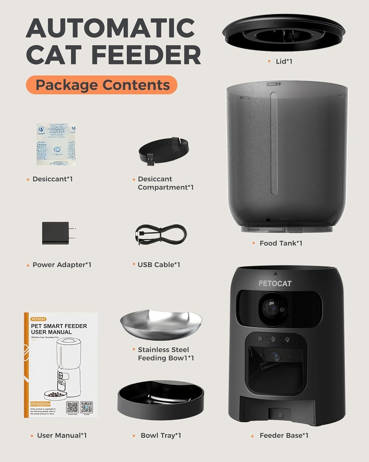 PETOCAT AI Feeder uses dual-band Wi-Fi for stable remote access