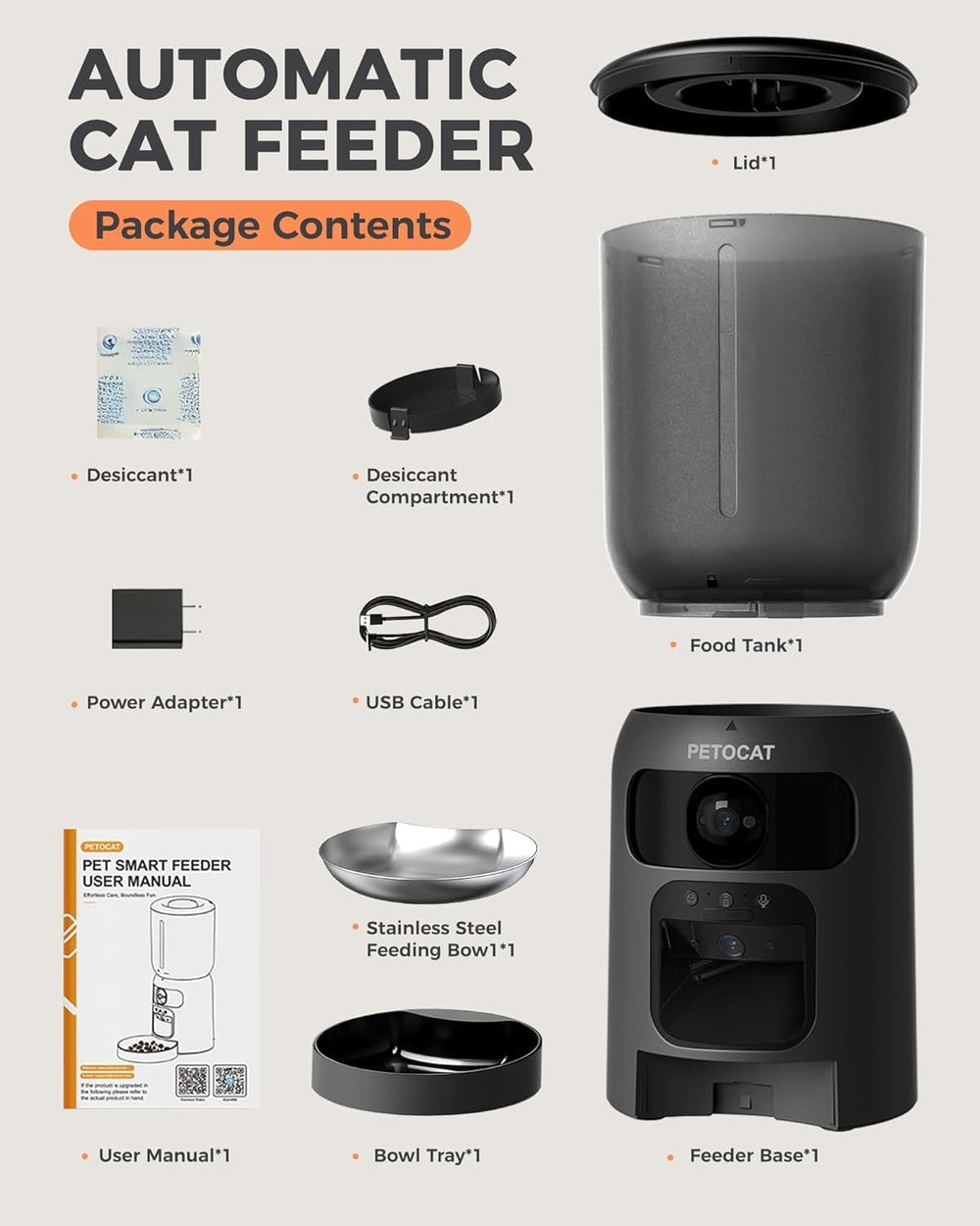 PETOCAT AI Feeder uses dual-band Wi-Fi for stable remote access
