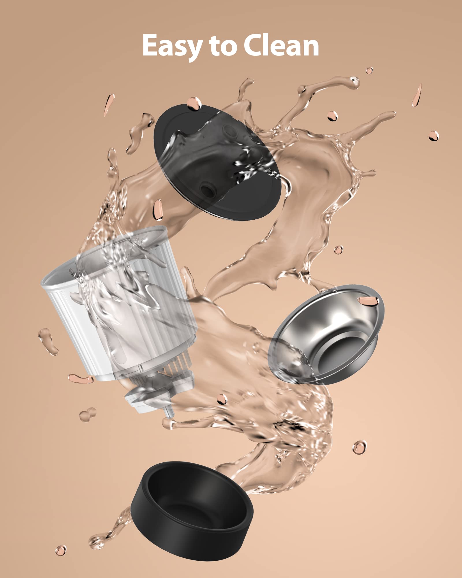Petory automatic cat feeder offers replaceable 10g rotor for customizable portions.