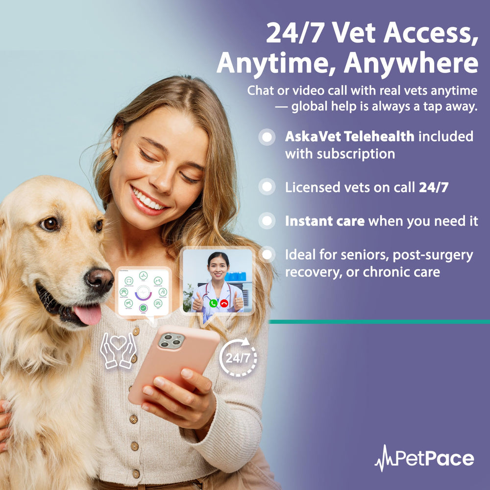 PetPace V3 Apple Watch sync display for on-the-go health