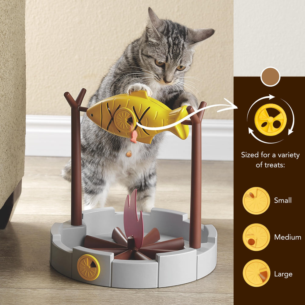 PetPals bright yellow mealtime toy adds color to feeding routines.