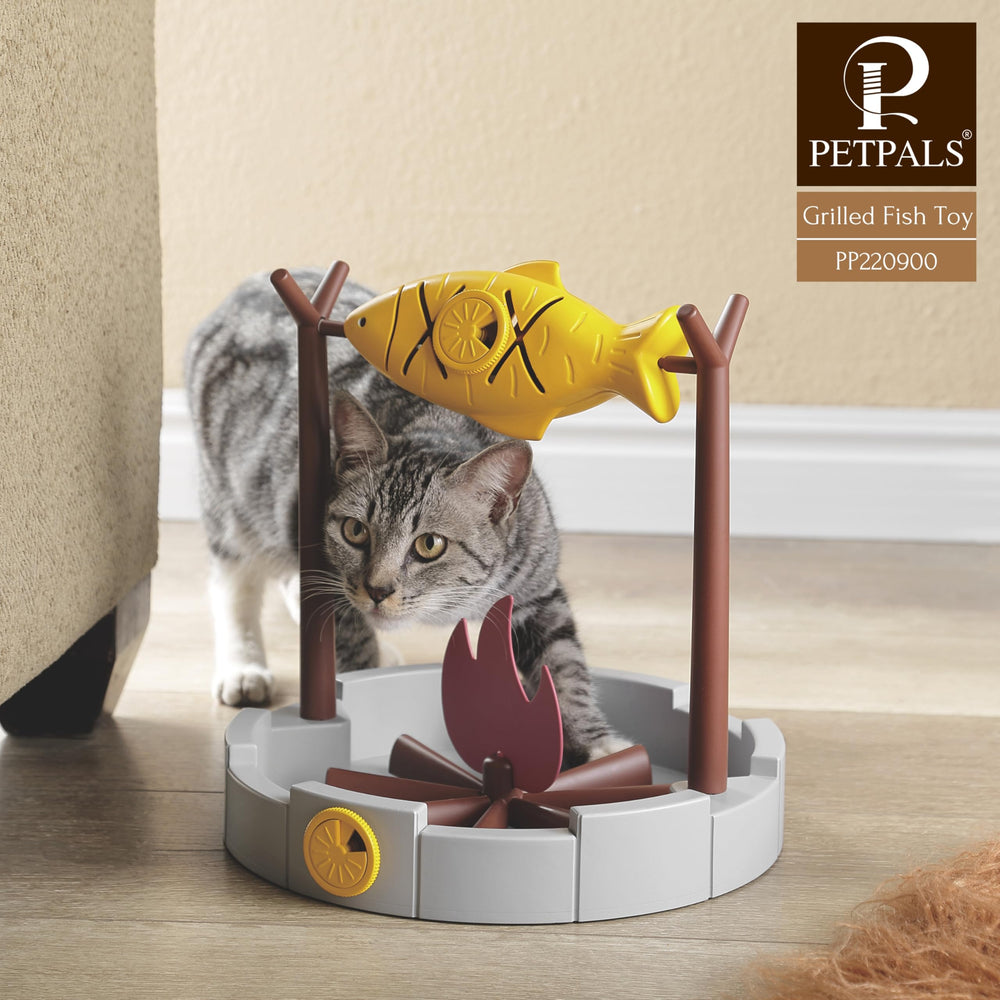 PetPals puzzle cat toy provides enrichment and slow feeding during treats.