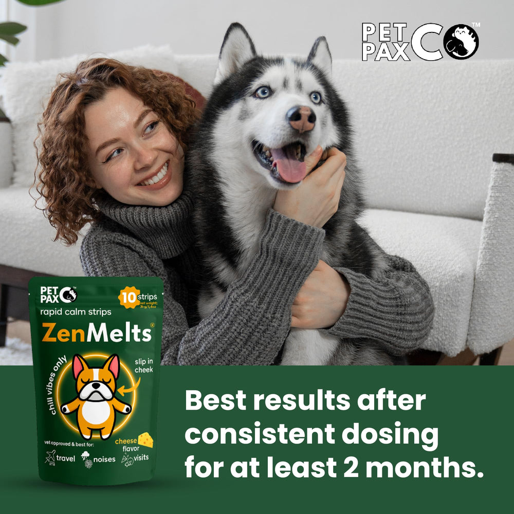PetPax Co Calming Strips ideal for travel, vet visits, and daily stress management.