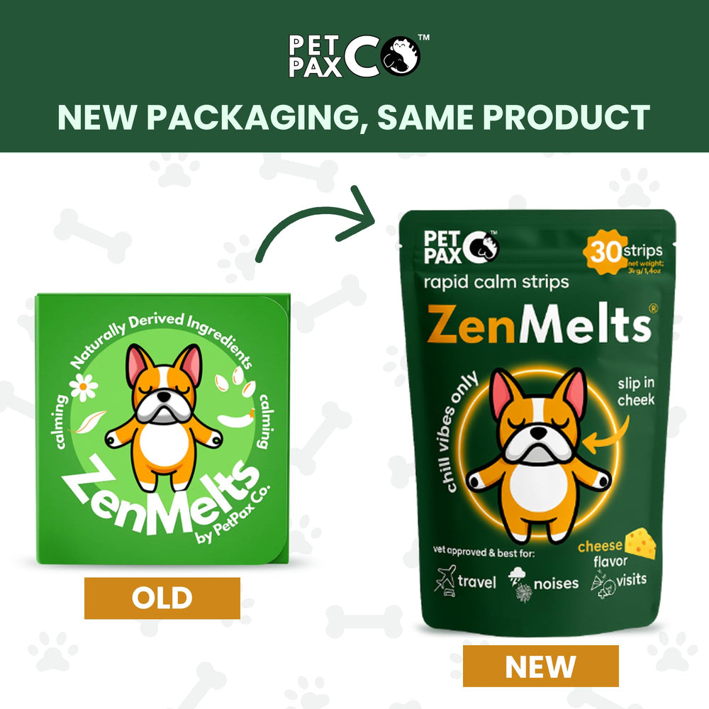 PetPax Co Calming Strips texture sticky but dissolves.