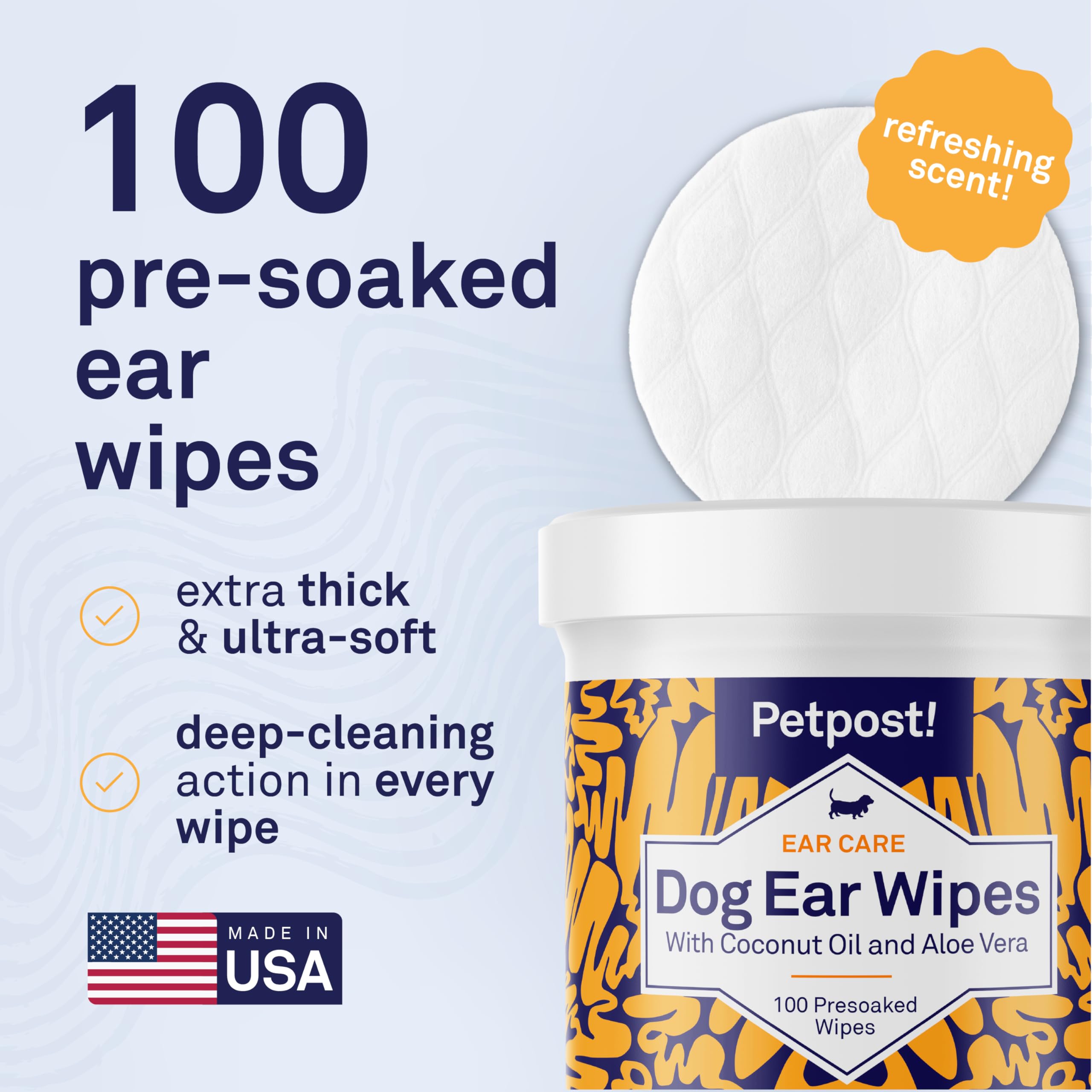 Petpost 100-count tub for organized storage and quick access