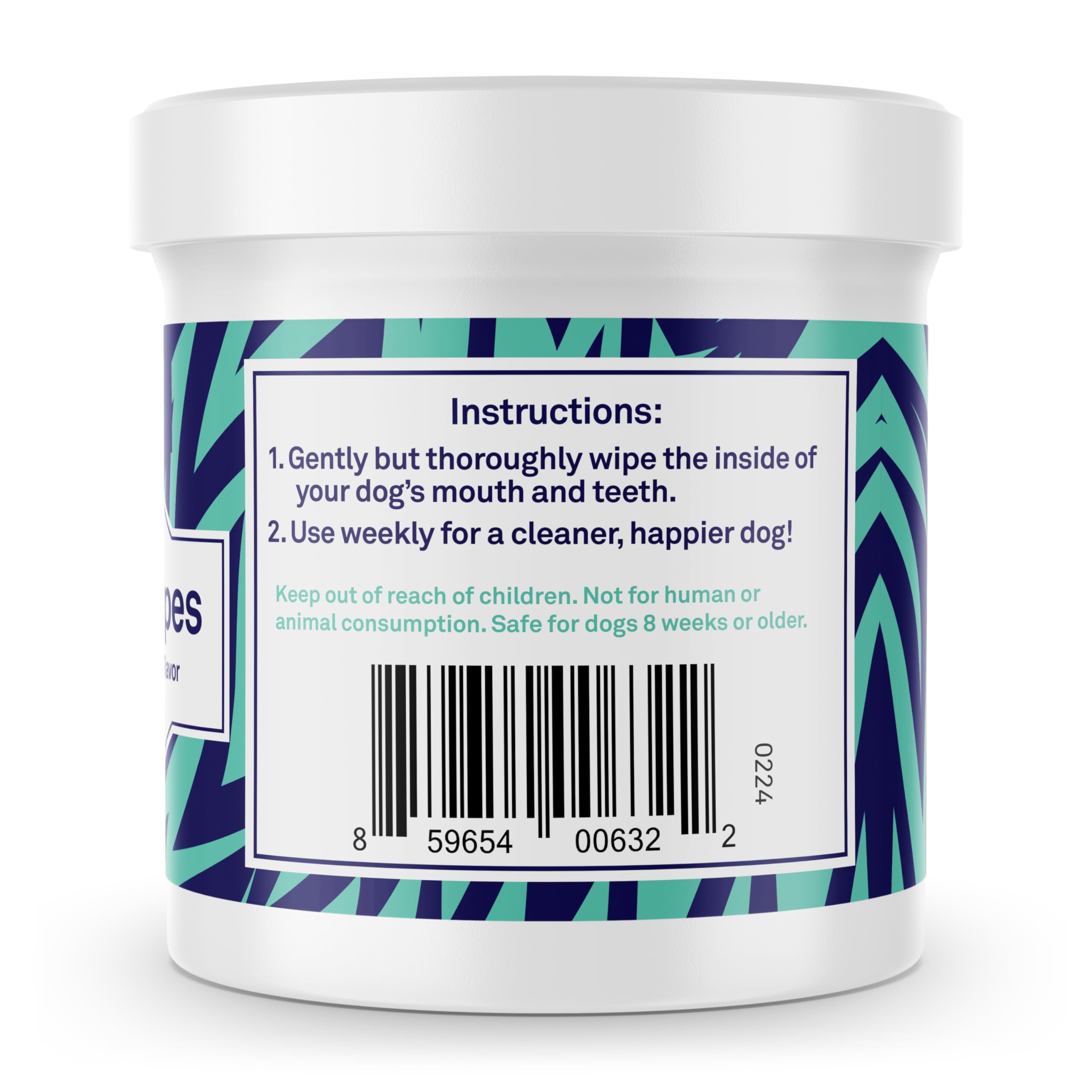 Petpost Dental Wipes for Dogs recyclable packaging supports eco-friendly pet care.