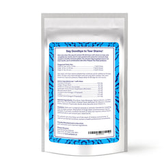 Petpost USA-made tear stain chews bottle emphasizes quality and domestic manufacturing