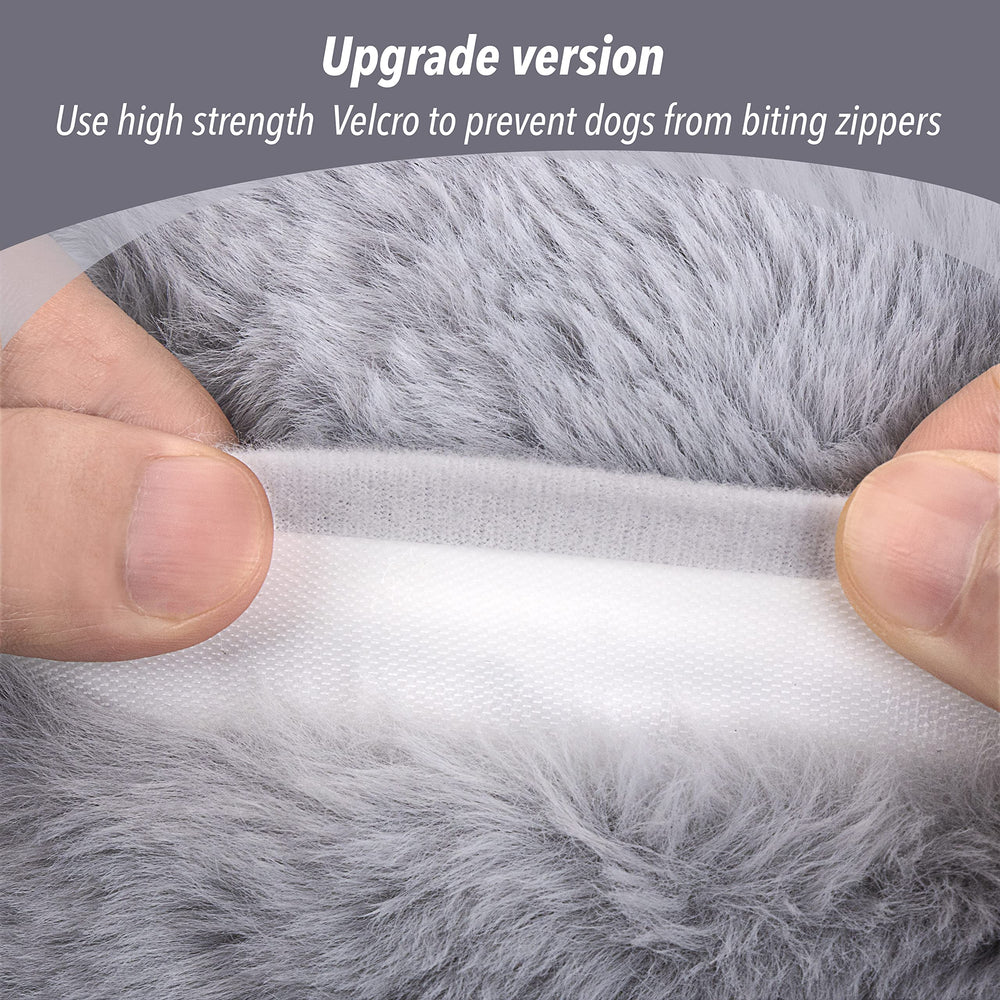 Pet Prime easy clean plush with heart and warmer bag as internal components