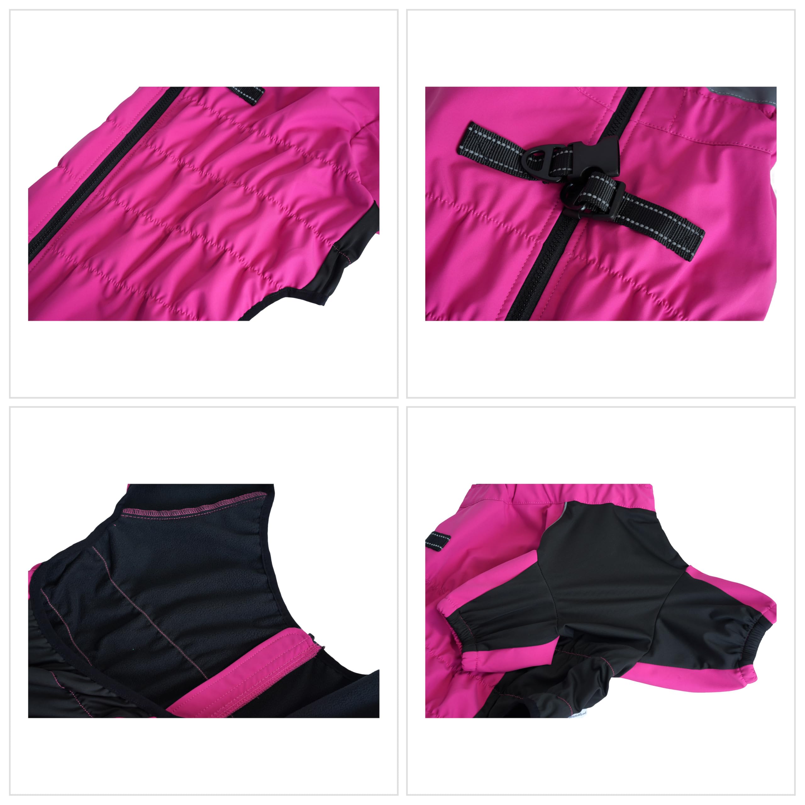 PetPromate fleece-lined snowsuit provides warm, cozy comfort on cold walks