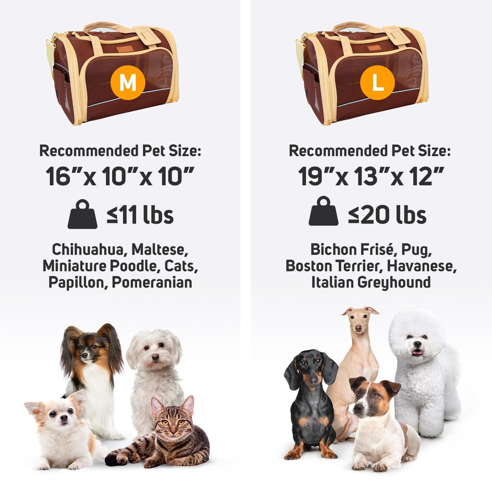 PETPROVED airline-approved travel carrier for convenient flights