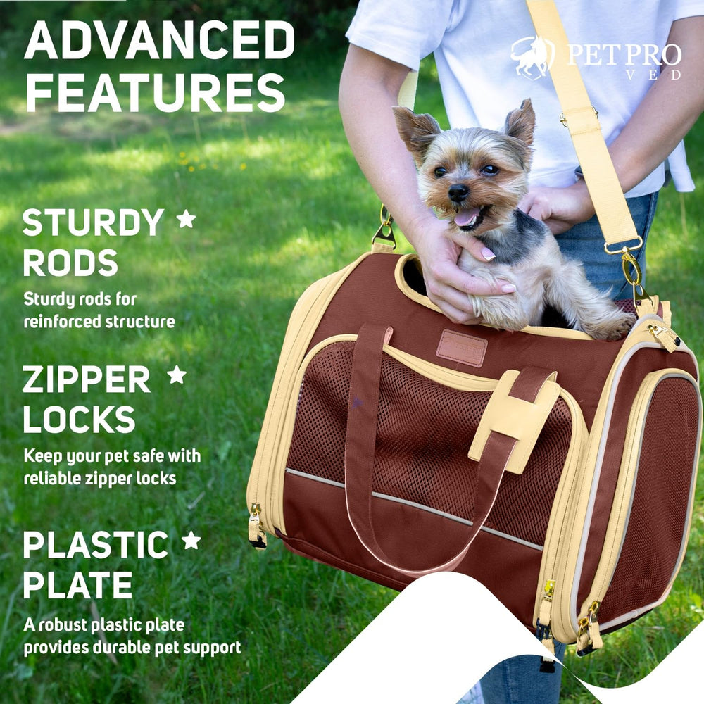 PETPROVED carrier with multiple entrances for quick pet access