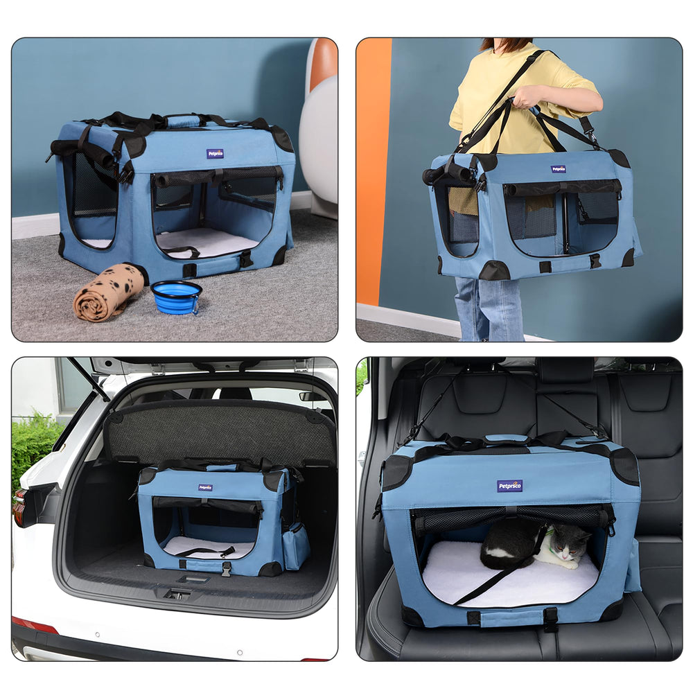 Petprsco anti-collision corner pads protect crate and home interiors during bumps