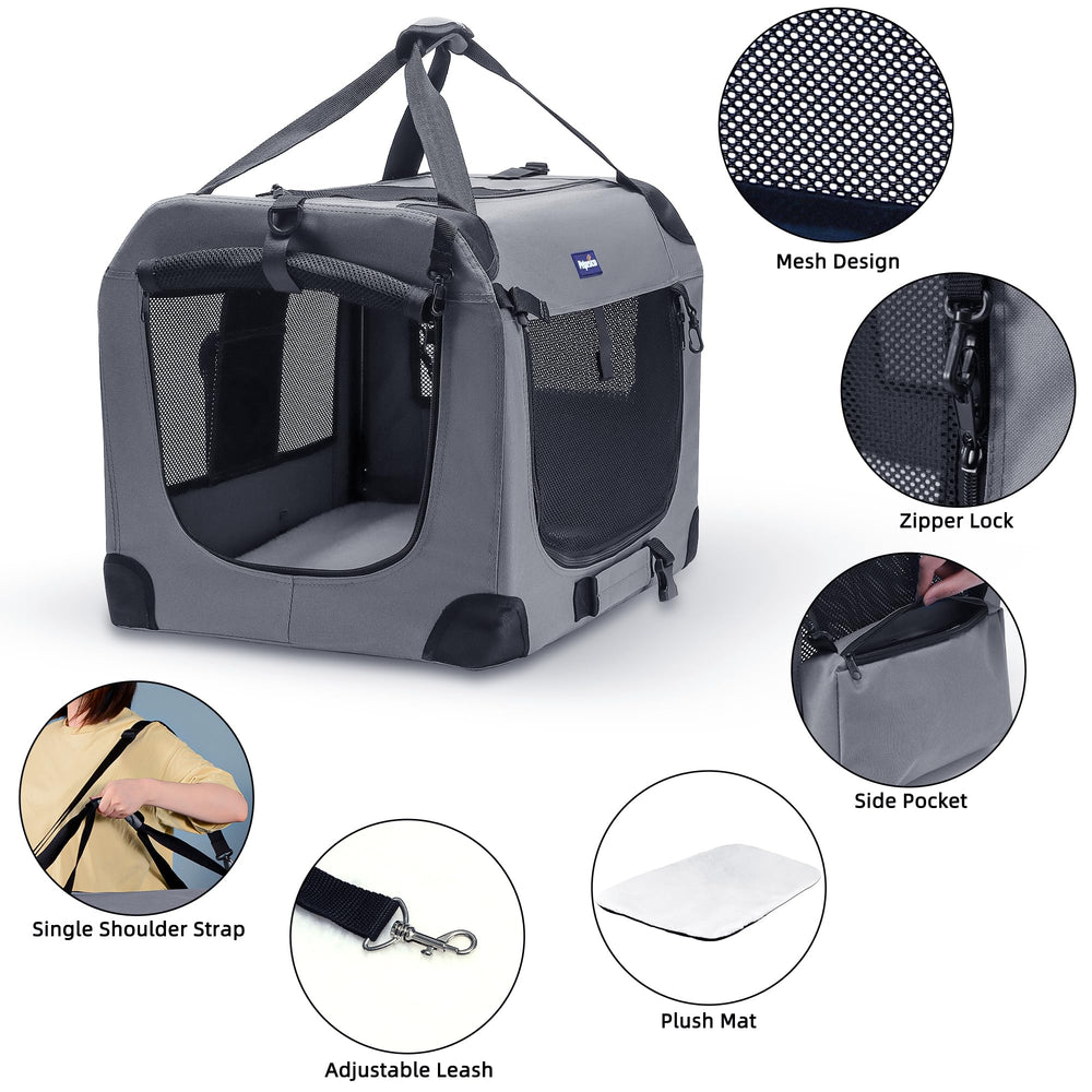 Petprsco blanket and foldable bowl included for on-the-go dining and warmth
