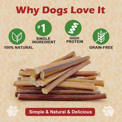 PETPURO low-odor bully sticks - clean indoor chewing experience for dogs.