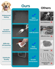 PetPurrio breathable mesh window promotes airflow and reduces dog anxiety.