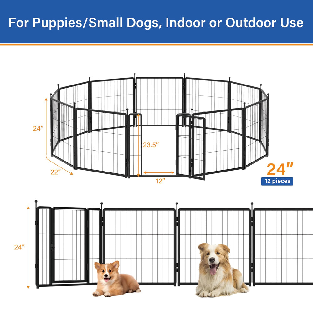 Petreek dog playpen ground stakes stabilize fencing for secure outdoor use.