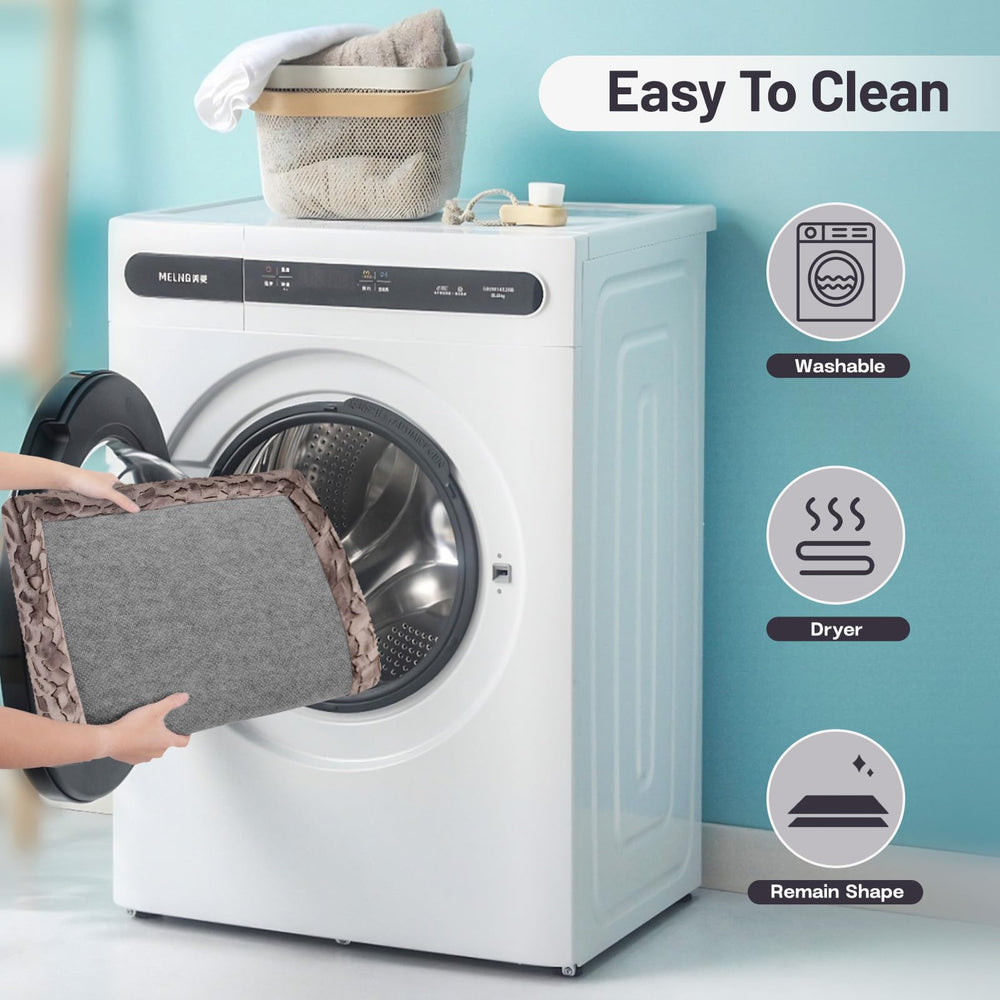 Petrendy machine-washable pad image showcases easy cleaning.