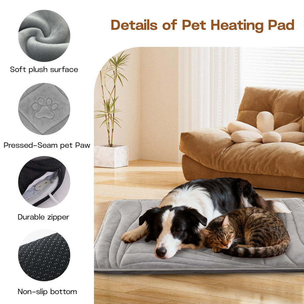 Petrendy non-slip bottom keeps the pad in place on floors