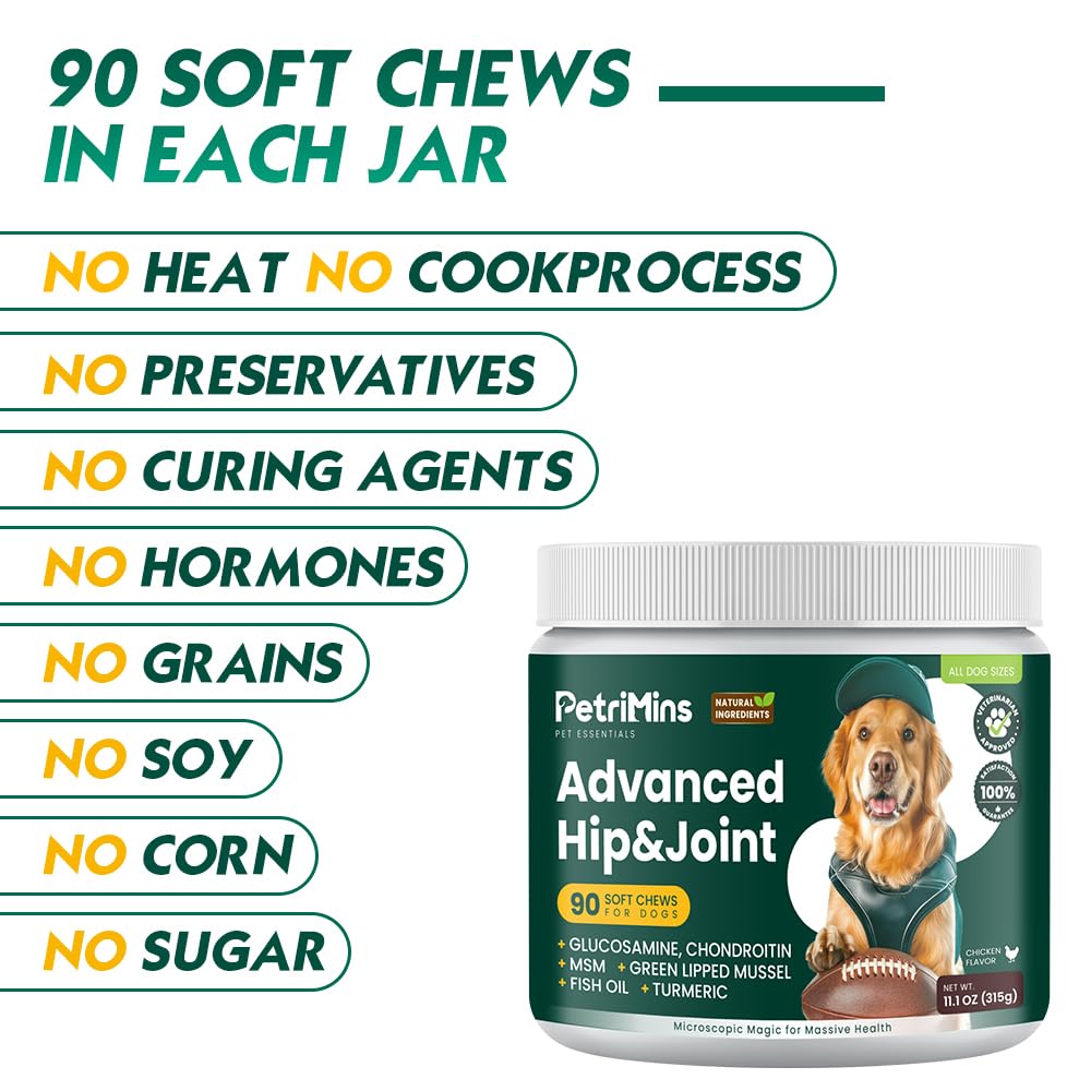 PetriMins logo and USA-sourced ingredients emphasize quality and sourcing
