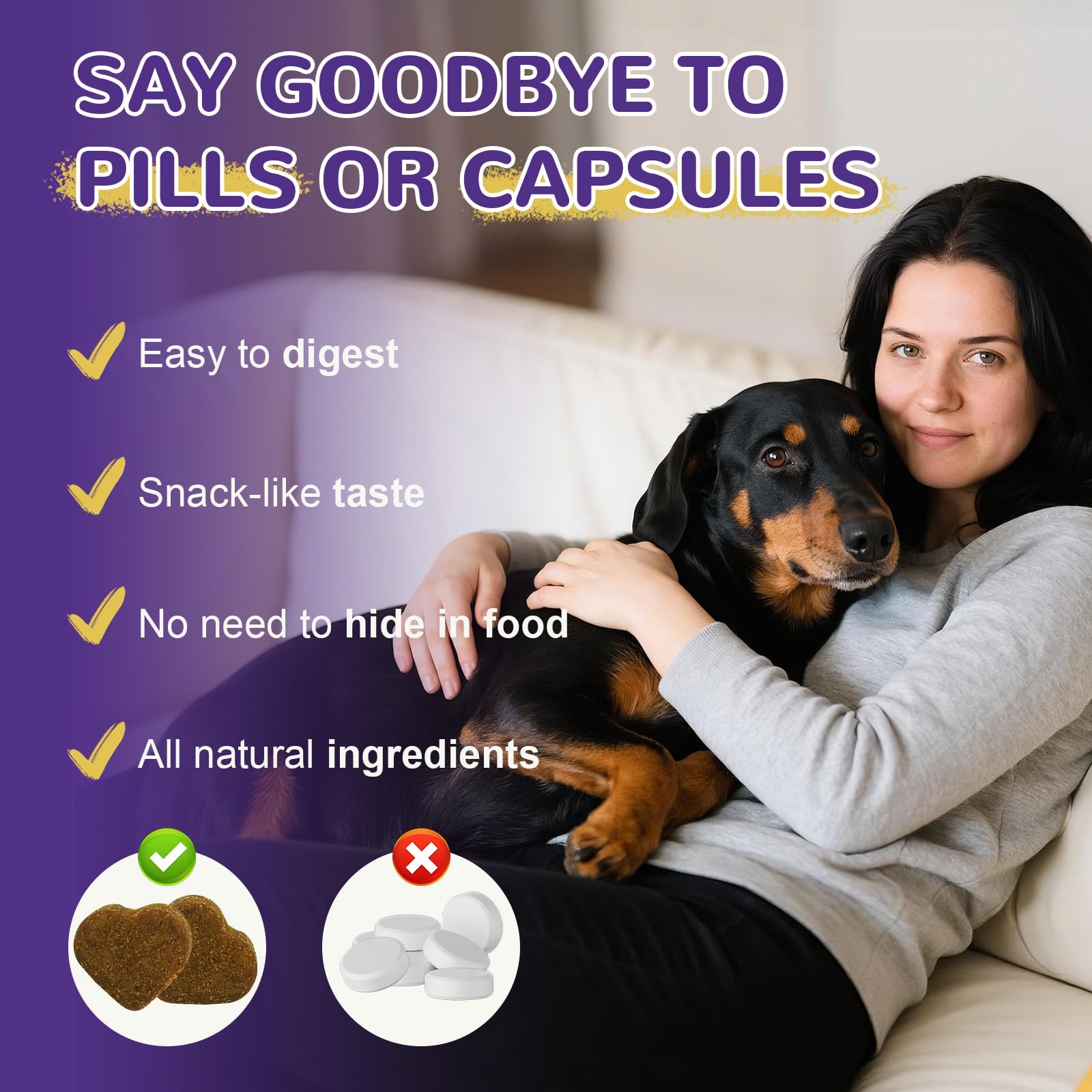 Petrivium dog separation-anxiety bowl demonstrates at-home calming aid.