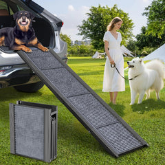 PetRuna dog ramp 63inch long for cars provides easy, confident access for large dogs