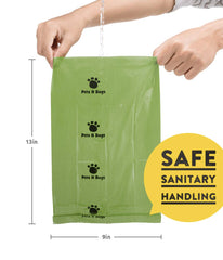 Pets N Bags 900-count refill rolls for long-lasting, convenient cleanup