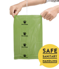 Pets N Bags oxo-biodegradable bags close-up showing eco-friendly materials.