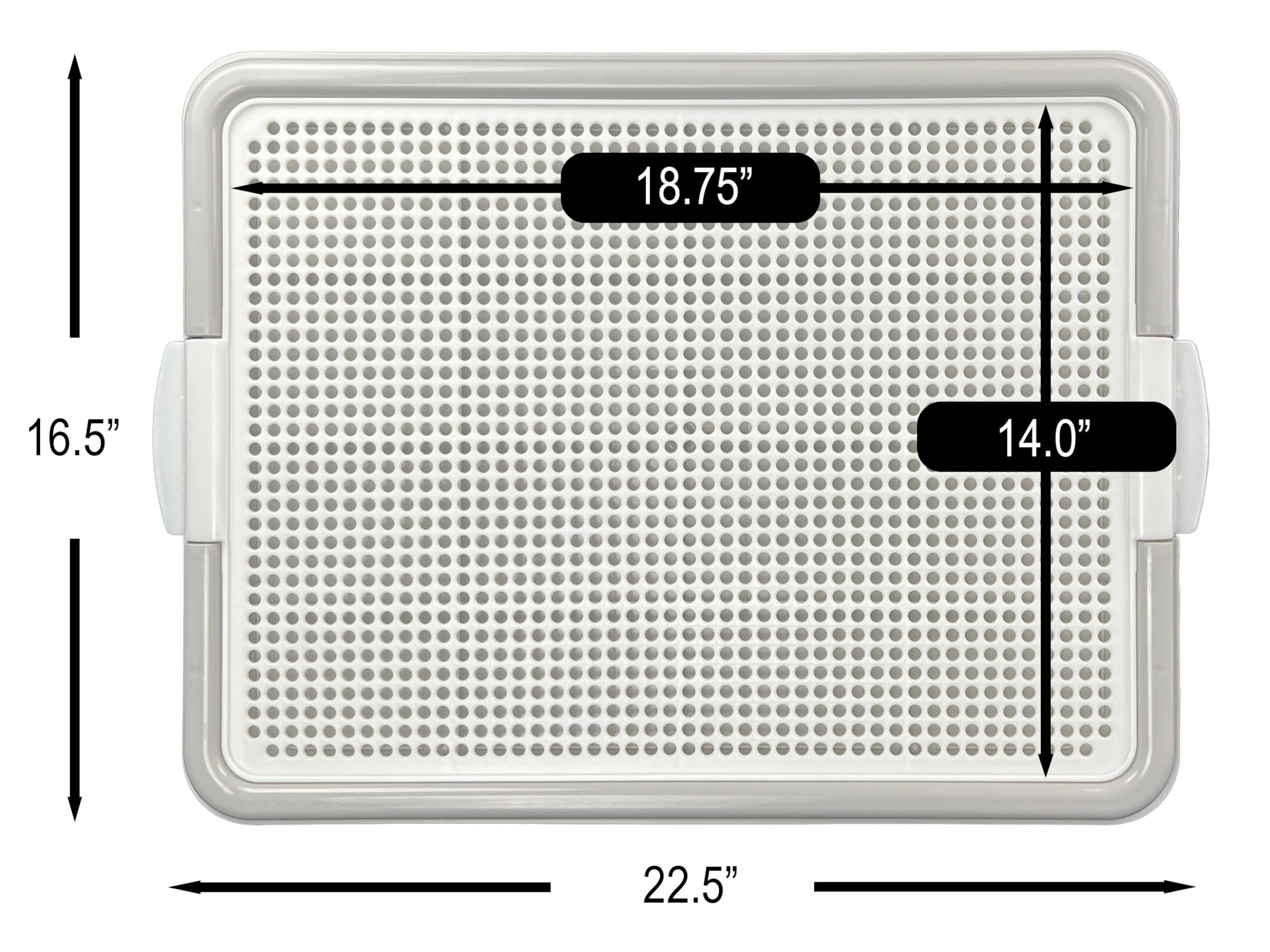 Pets-N-Me pee pad holder detachable mesh for quick cleaning.