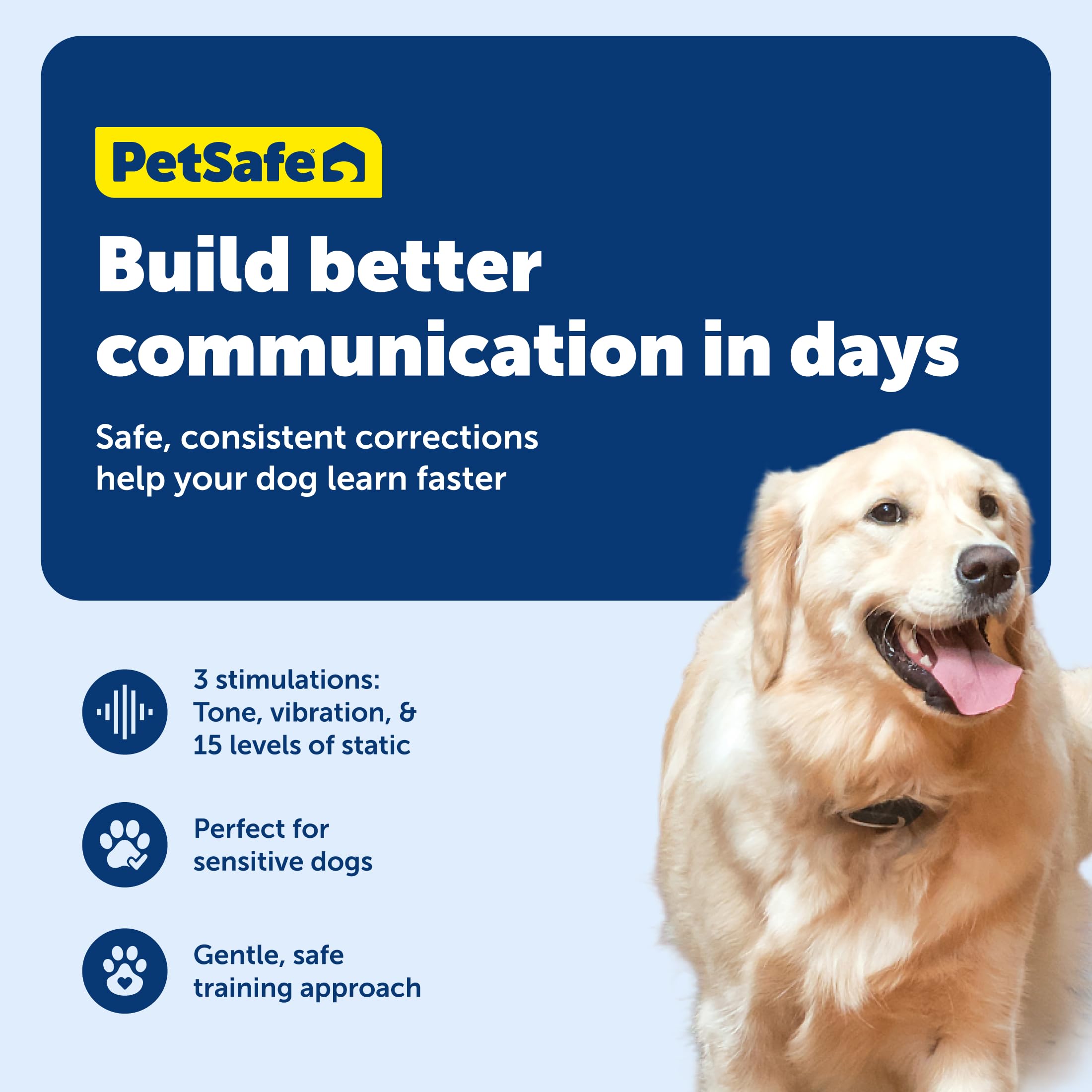 PetSafe remote display backlit for easy visibility in day or night