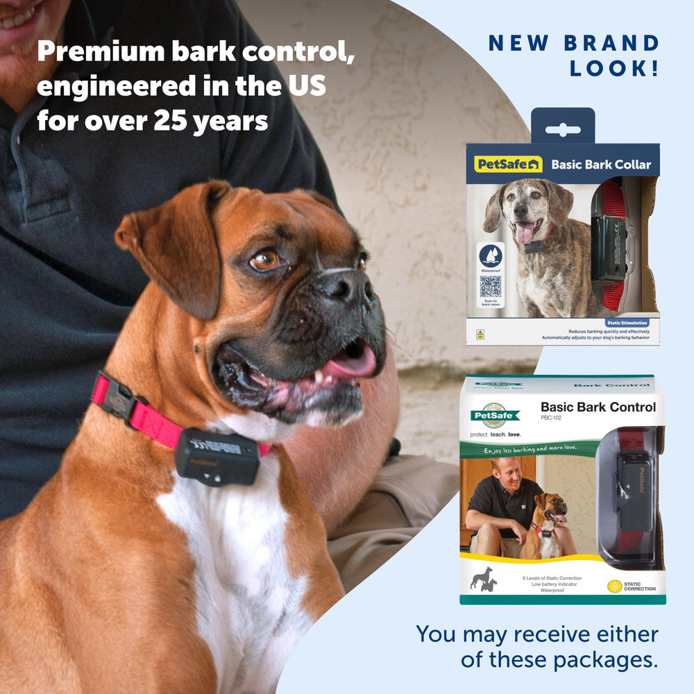 PetSafe Basic Bark Control Collar user-friendly interface and ergonomic design for easy operation
