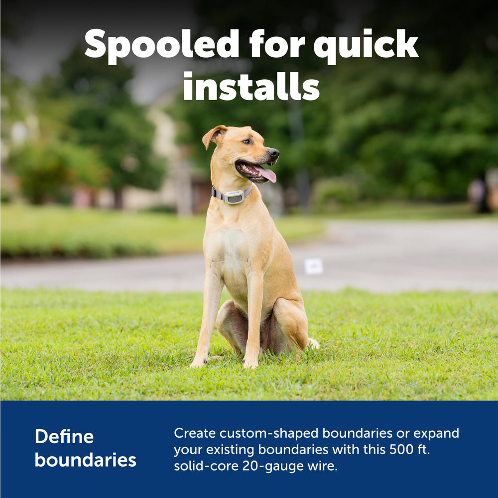 PetSafe boundary-extension wire helps expand your fence with ease.